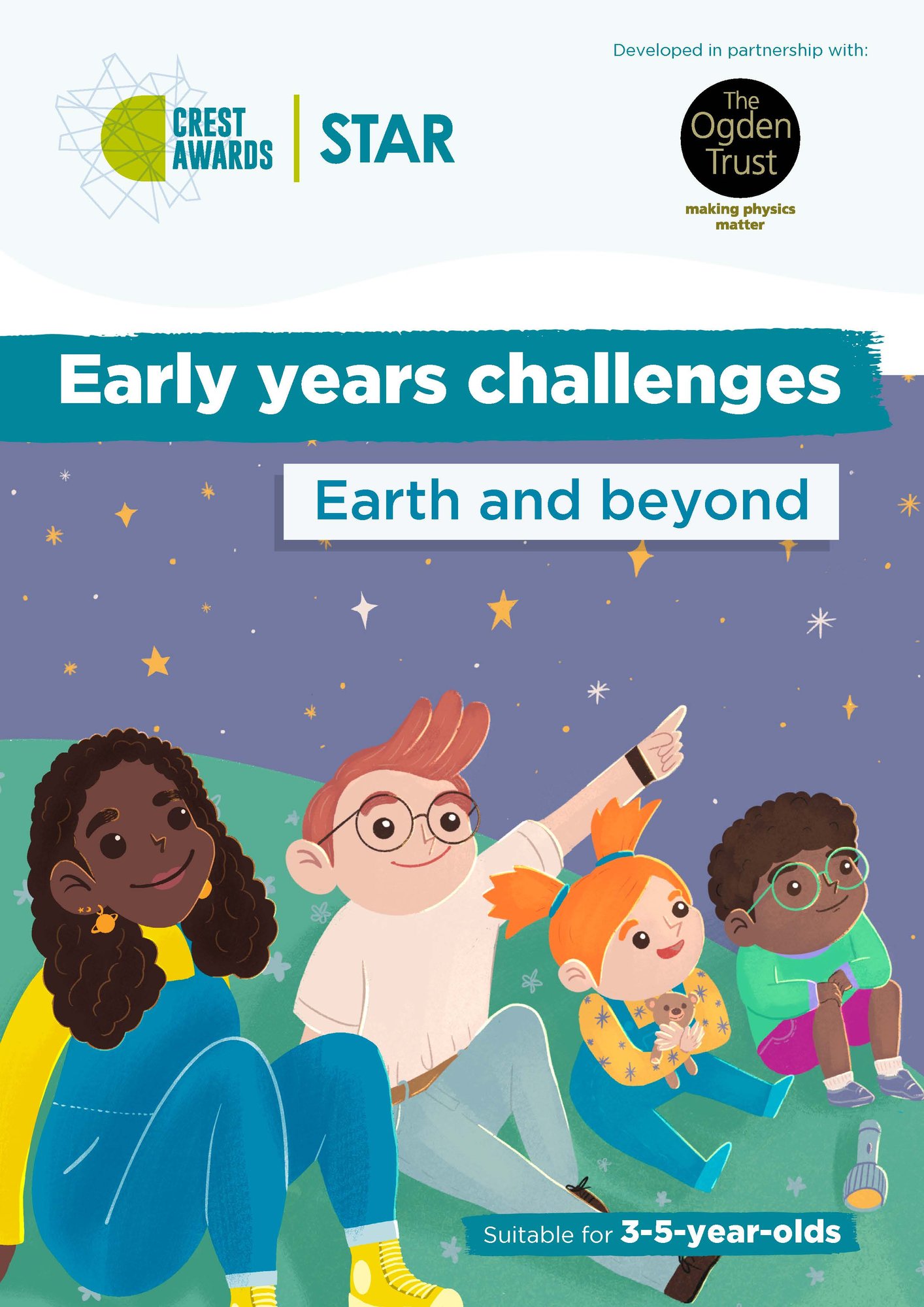 CREST star for early years booklet cover